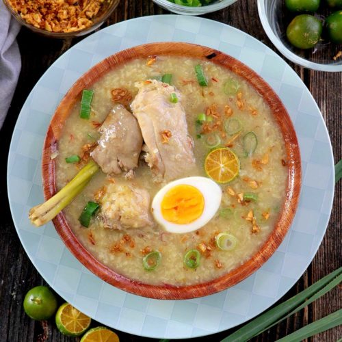 Arroz Caldo or Chicken Rice Porridge