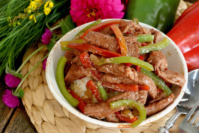 Beef and Peppers Recipe