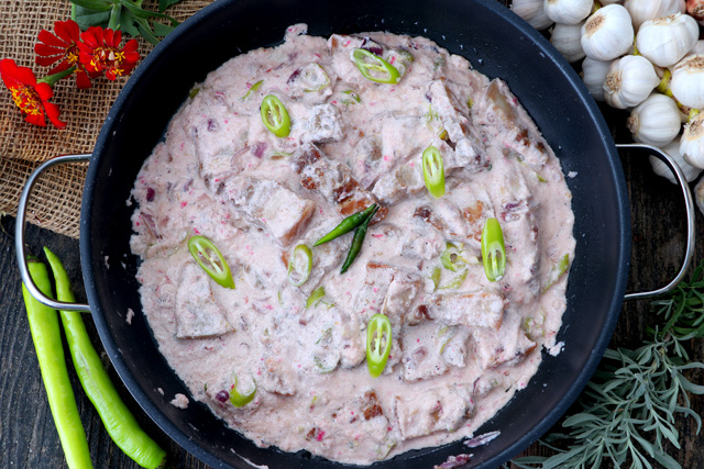 Spicy Pork Stew in Coconut Milk