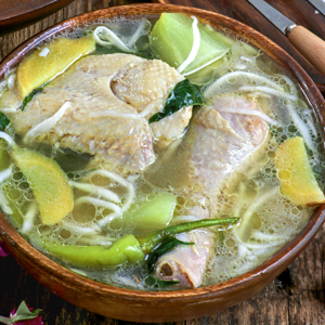 Binakol - Chicken soup with coconut.