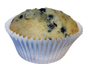 fresh blueberry muffin