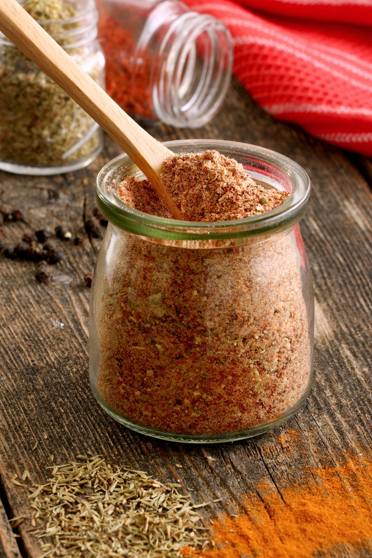 Cajun Seasoning in a jar.