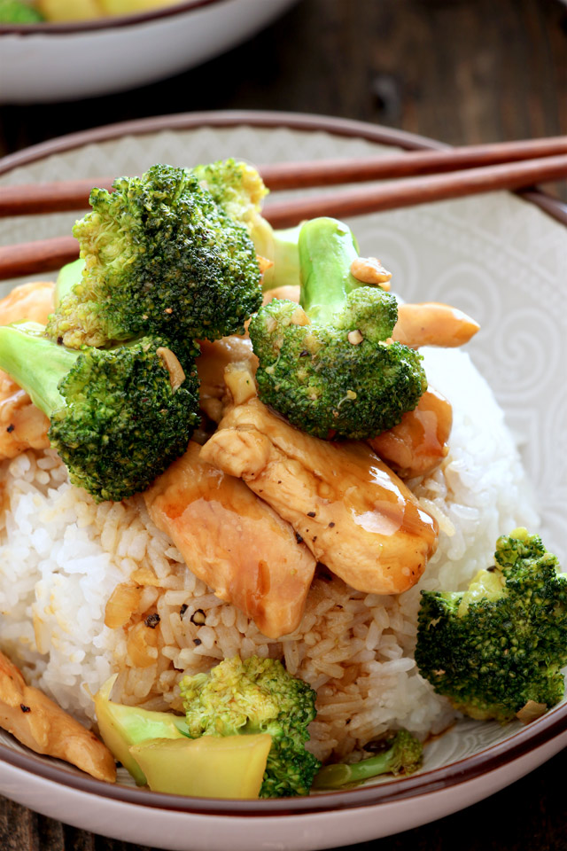 Chicken Broccoli Rice Topping