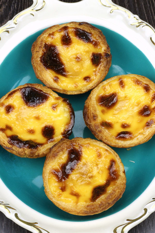 Homemade Macau-style Egg tarts