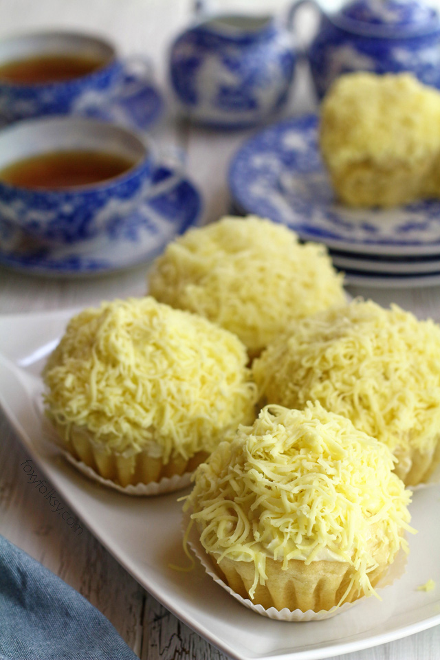 Try this soft and cheesy Ensaymada recipe. | www.foxyfolksy.com