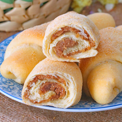 Filipino Spanish Bread - bread roll with butter-sugar filling