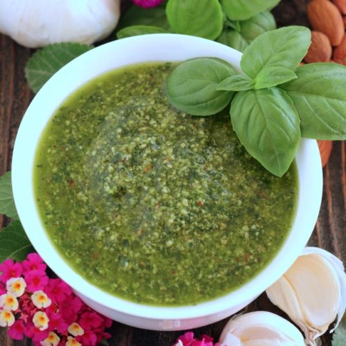 Homemade pesto Sauce