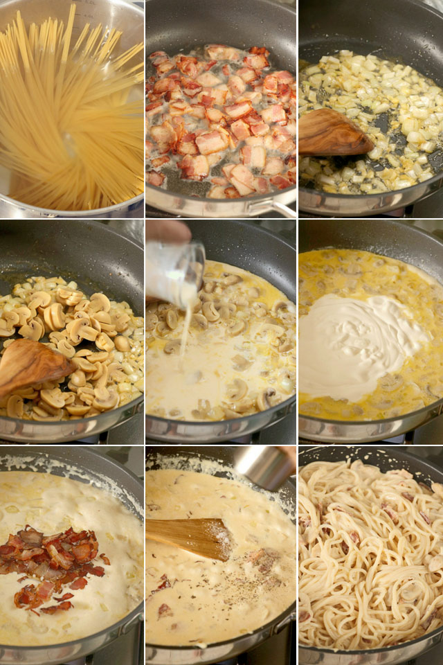 How to make Carbonara