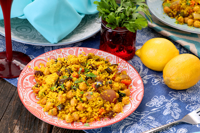 Easy recipe for Moroccan couscous. 