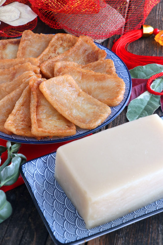 Chinese New Year's Cake made from glutinous rice