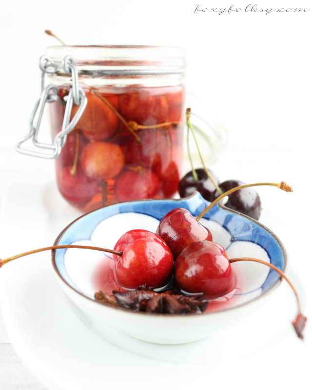 pickled cherries